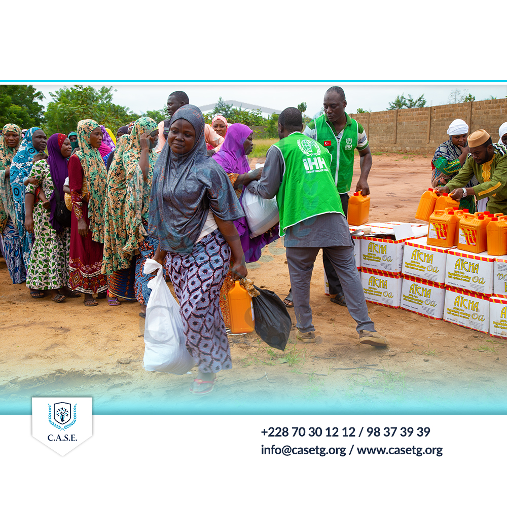 Partage de kits alimentaires